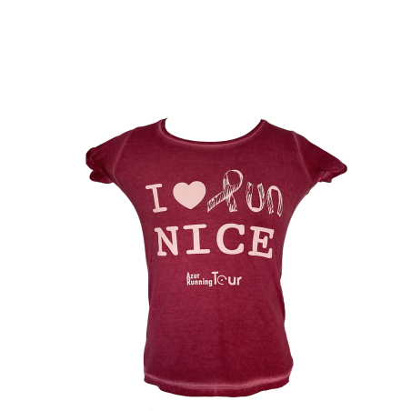 T-Shirt Collector Femme I Love Run Nice / t-shirts